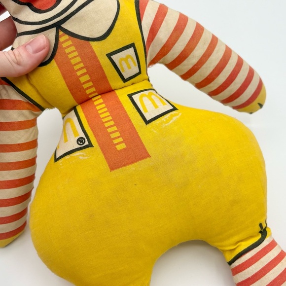 VINTAGE 1983 RONALD MCDONALD Advertising Mascot Plush Figure Doll McDonald’s - Picture 3 of 7